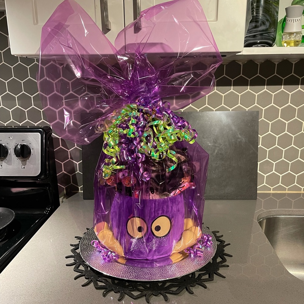 Custom made Halloween trick & treat bag.